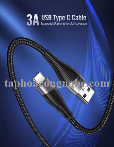 Ugreen 60204 0.5 Màu Xám Cáp USB-A sang Type C sạc nhanh ED022 30060204